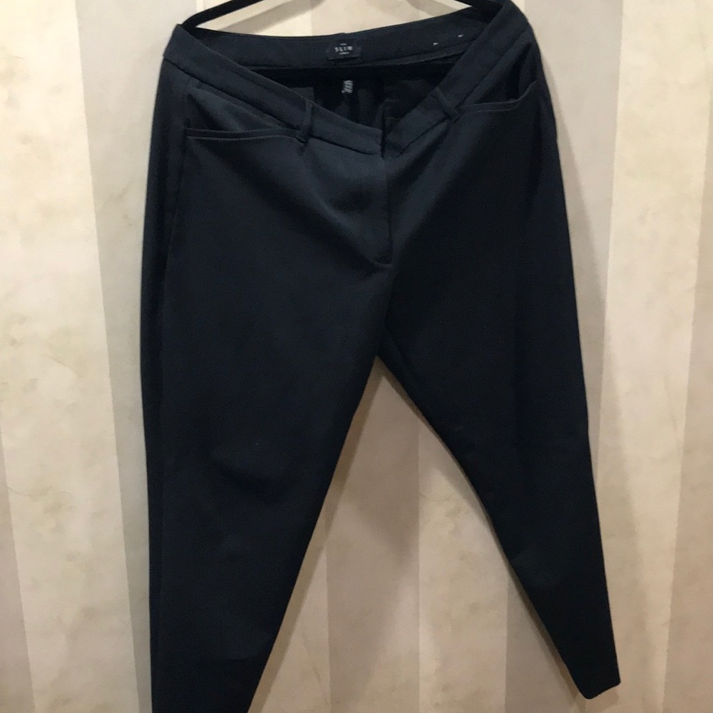 Slim fit ankle work pants